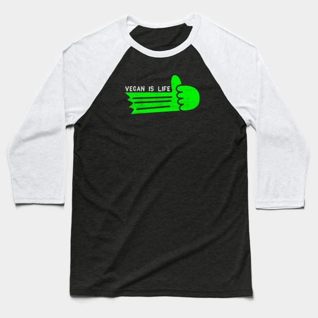 vegan gift Baseball T-Shirt by teemarket